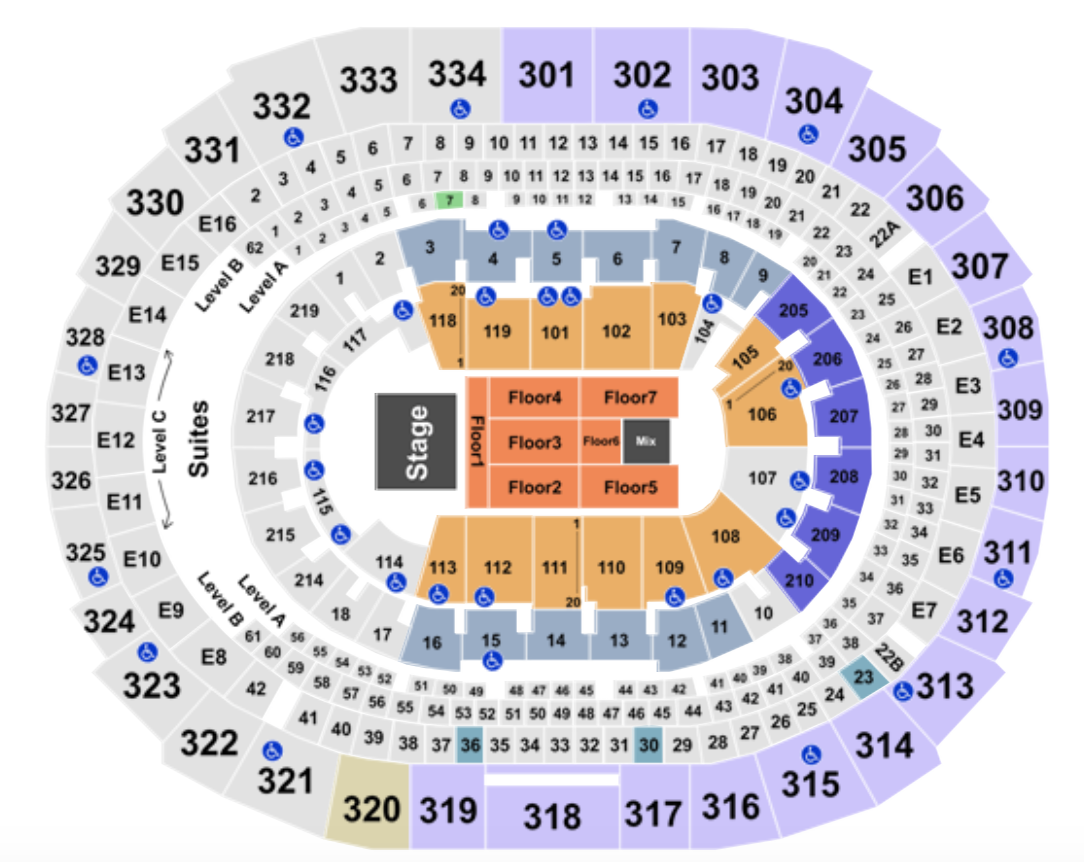 Crypto.com Arena (Formerly Staples Center) Seating Chart + Rows, Seats